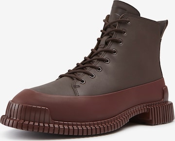 CAMPER Lace-Up Shoes 'Pix' in Brown: front