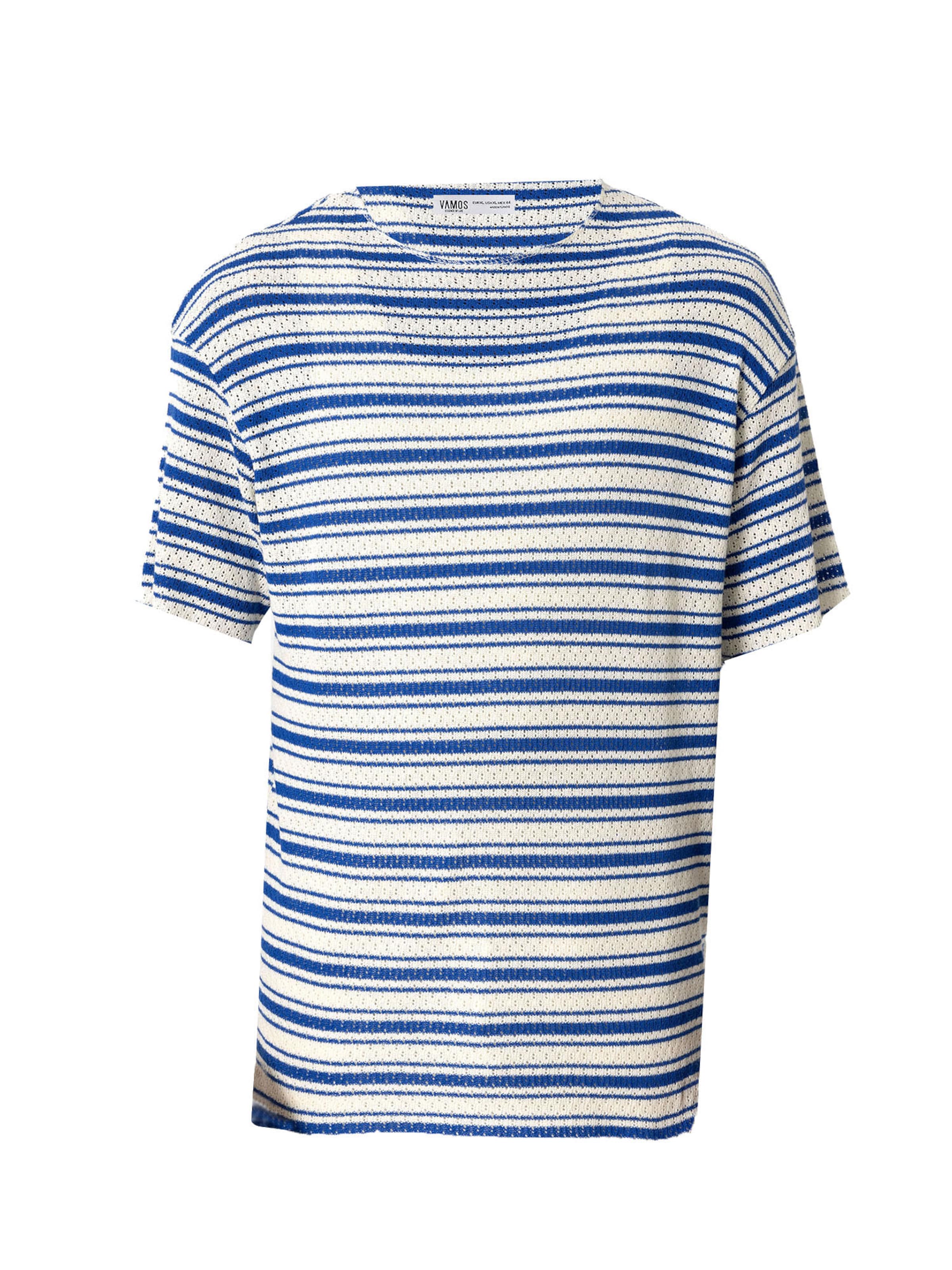 VAMOS CLO T-shirt i blå: framsida