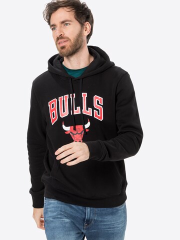 NEW ERA Sweter 'Chicago Bulls' w kolorze czarny: przód