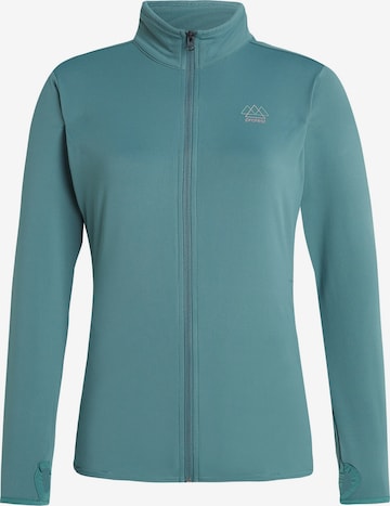 PROTEST Sports sweat jacket 'PRTPEEPAL' in Green: front