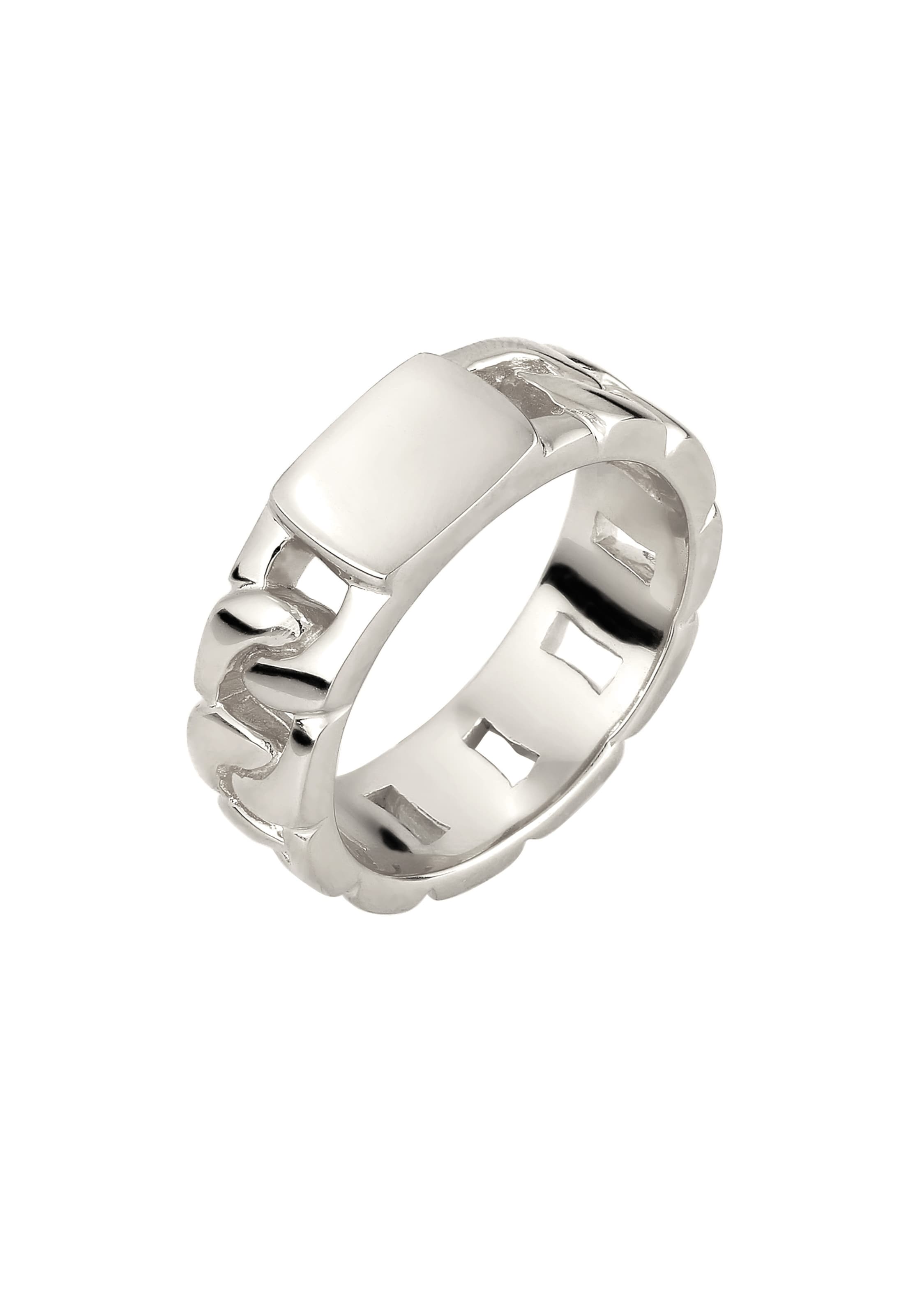 KUZZOI Ring in Zilver: voorkant