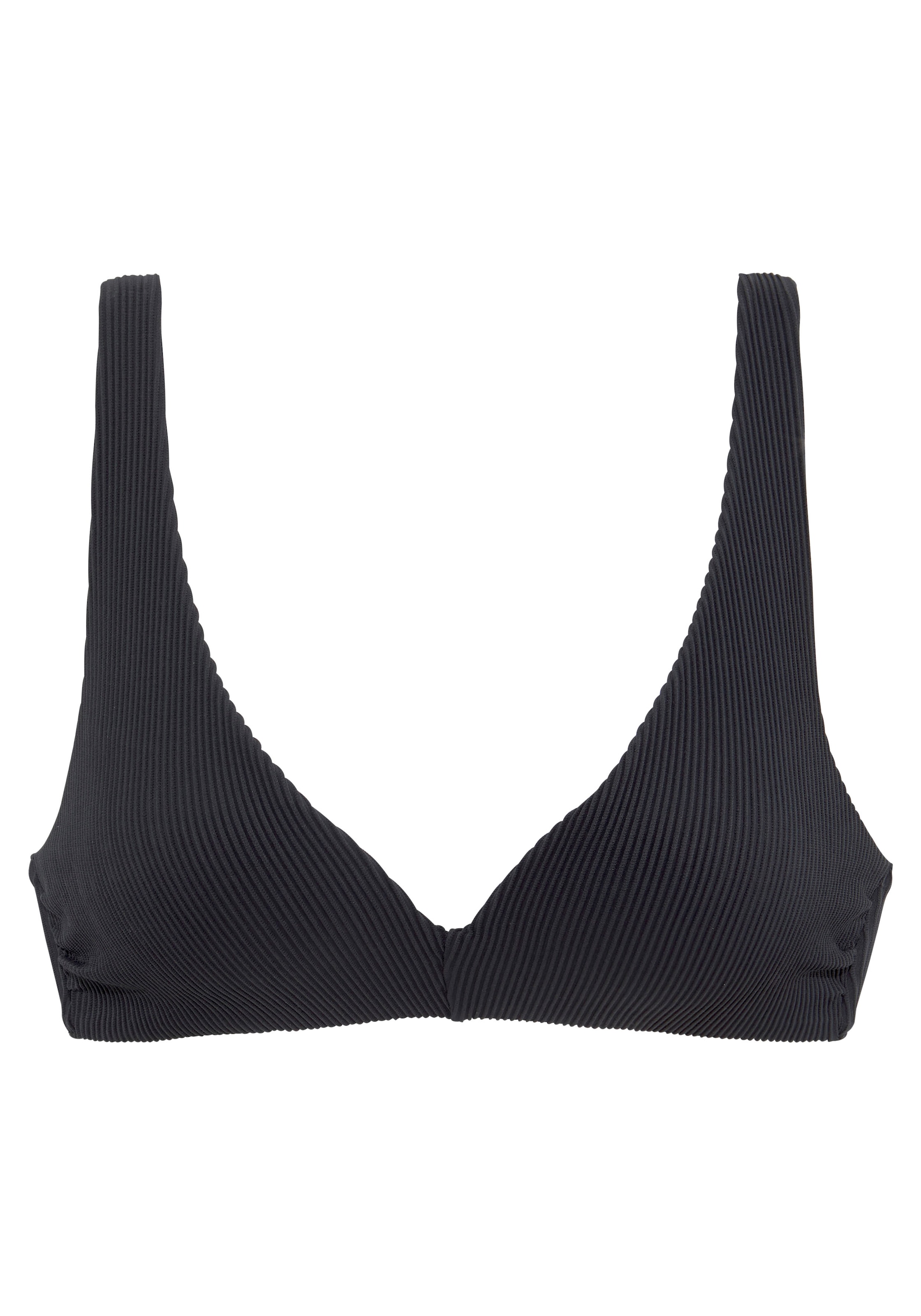 SUNSEEKER - Top de bikini en negro: frente