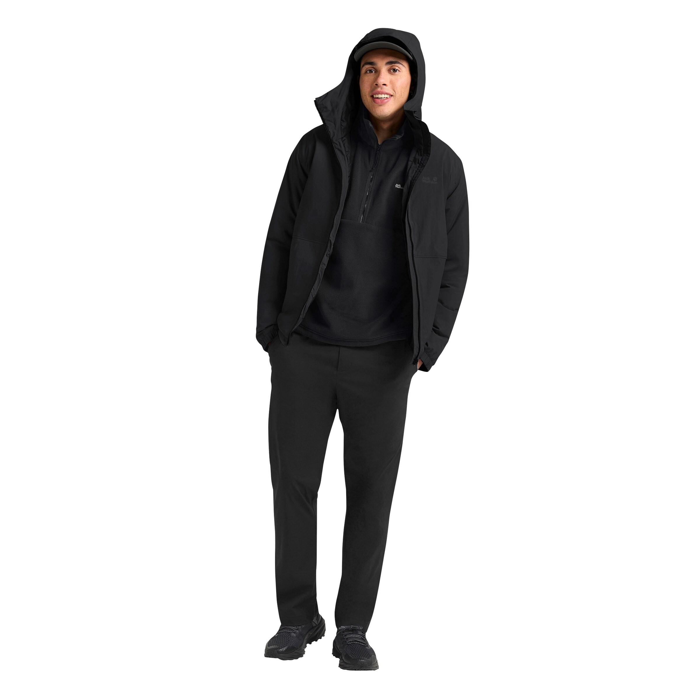 JACK WOLFSKIN Outdoor jacket in Black