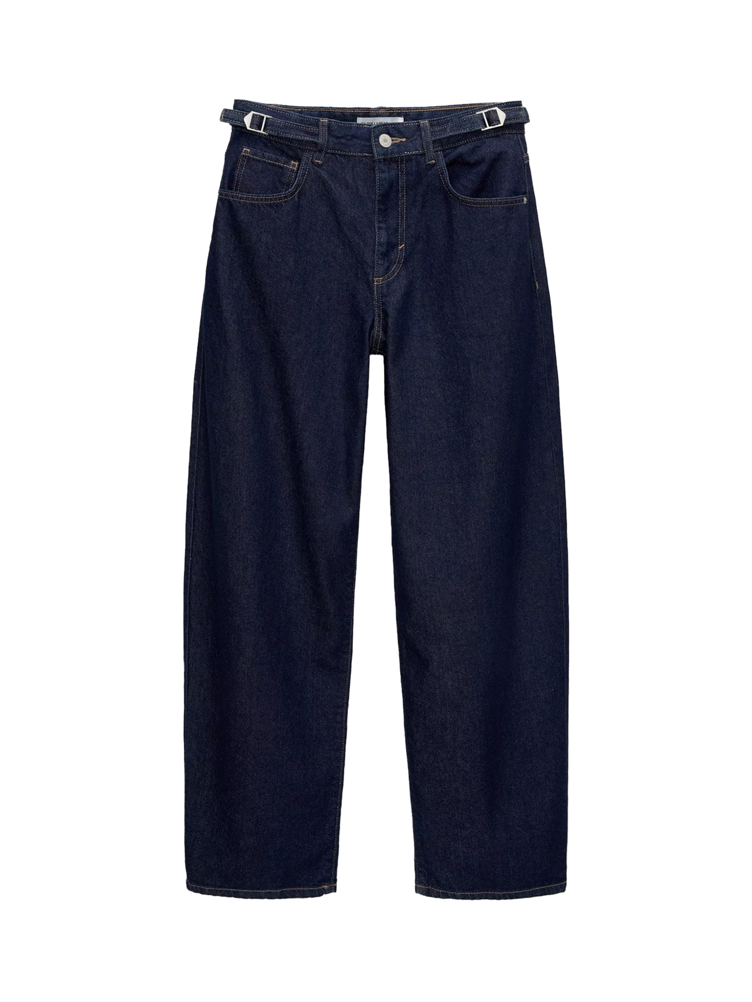 Pull&Bear Loosefit Džíny – modrá: přední strana