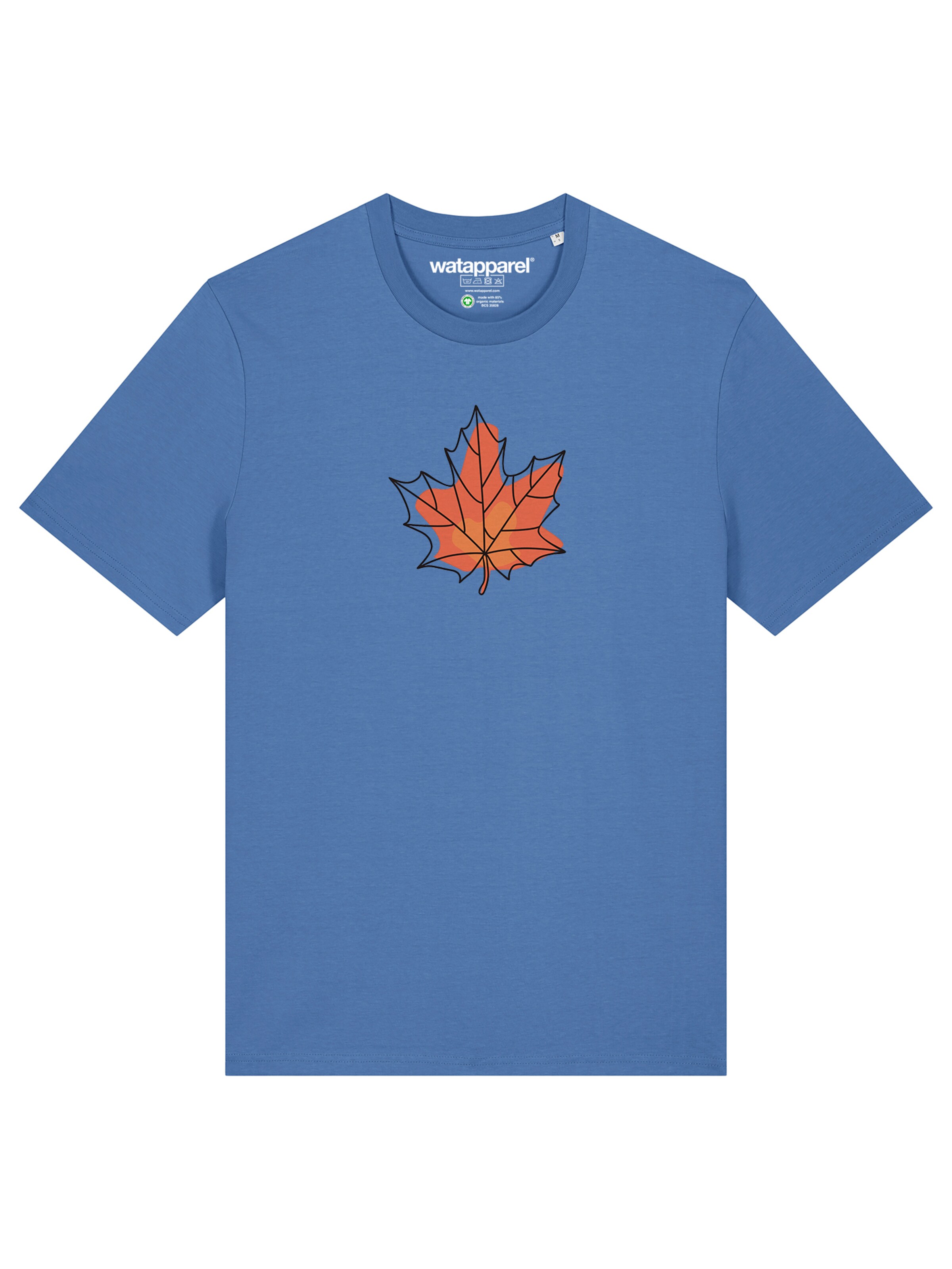 Watapparel Shirt 'Herbst' in Blue: front