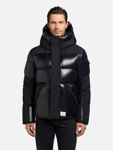 Veste d’hiver 'Alst' khujo en noir : devant