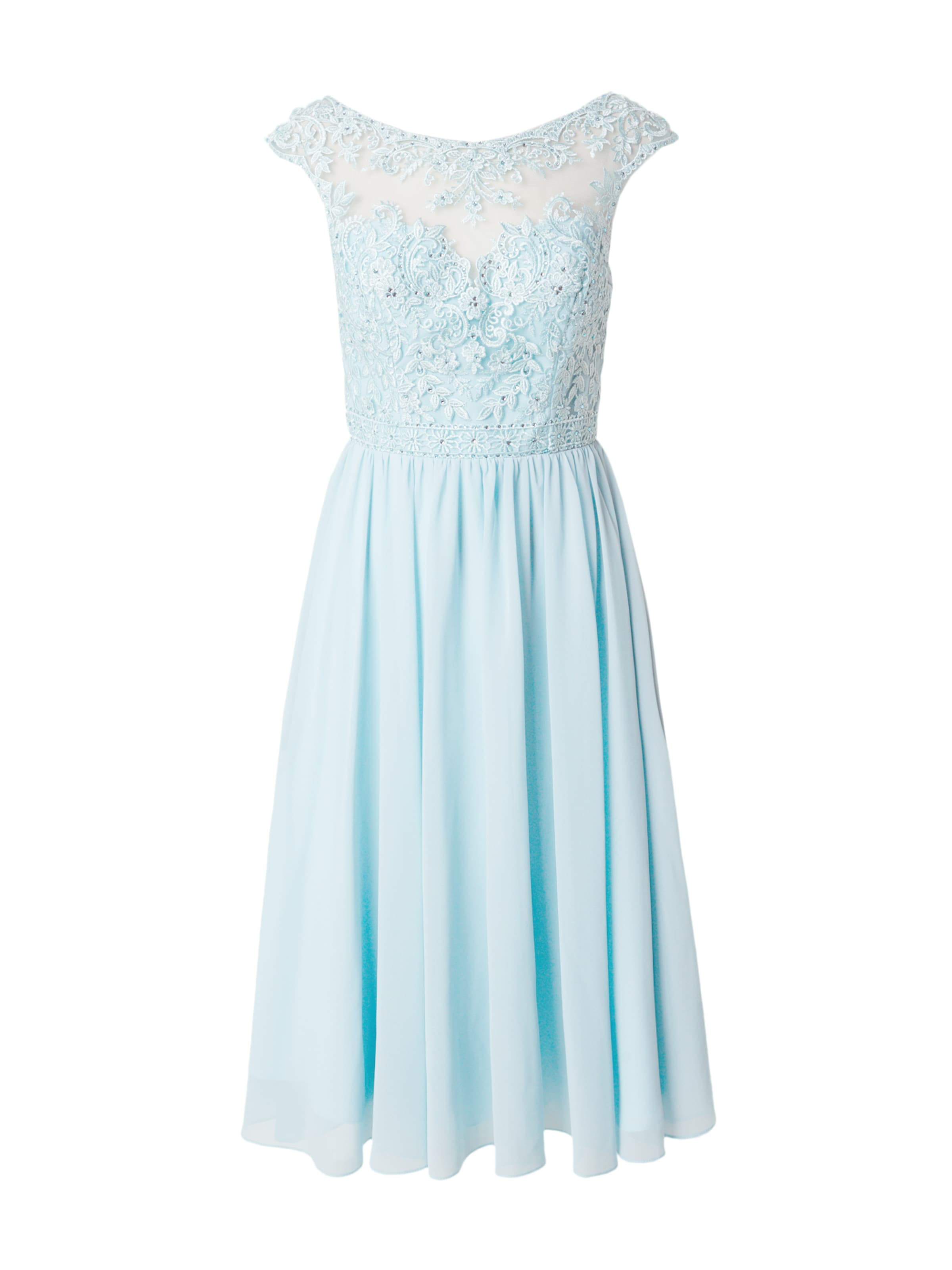 Laona Kokteilové šaty - Modrá: predná strana