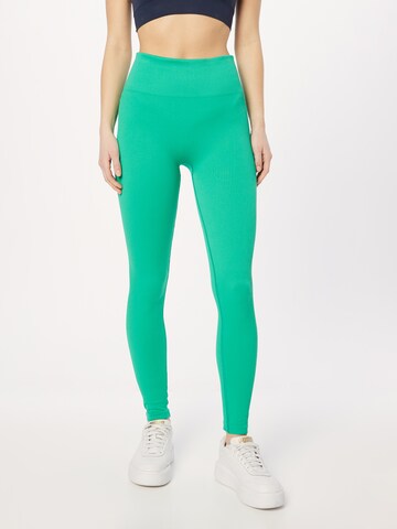 The Jogg Concept Skinny Leggings 'SAHANA' in Green: front