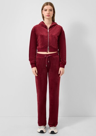 Regular Pantalon QS en rouge