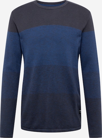 TOM TAILOR DENIM Sweater in Blue: front