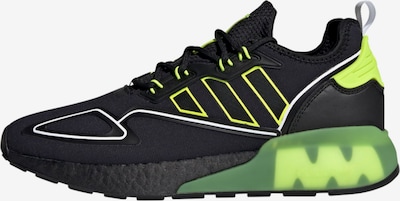 Sportbačiai be auliuko 'ZX 2K Boost' iš ADIDAS ORIGINALS, spalva – žalia / juoda, Prekių apžvalga