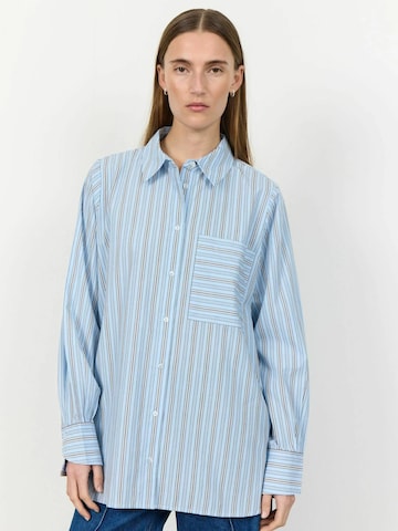 Levete Room Blouse 'Ketta' in Blauw: voorkant