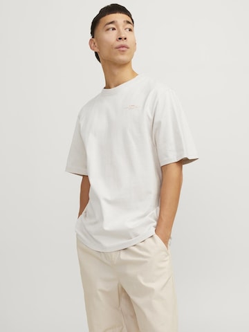 JACK & JONES T-shirt i beige: framsida