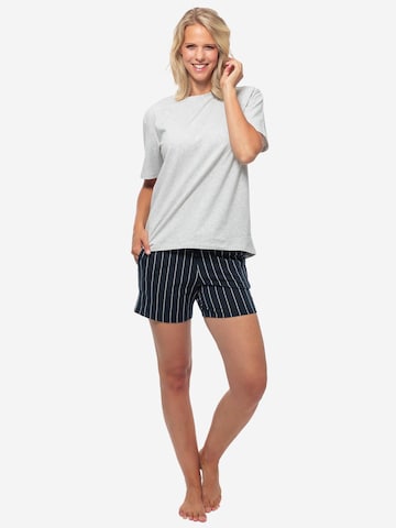 SCHIESSER Pyjama 'Cotton' in Grijs