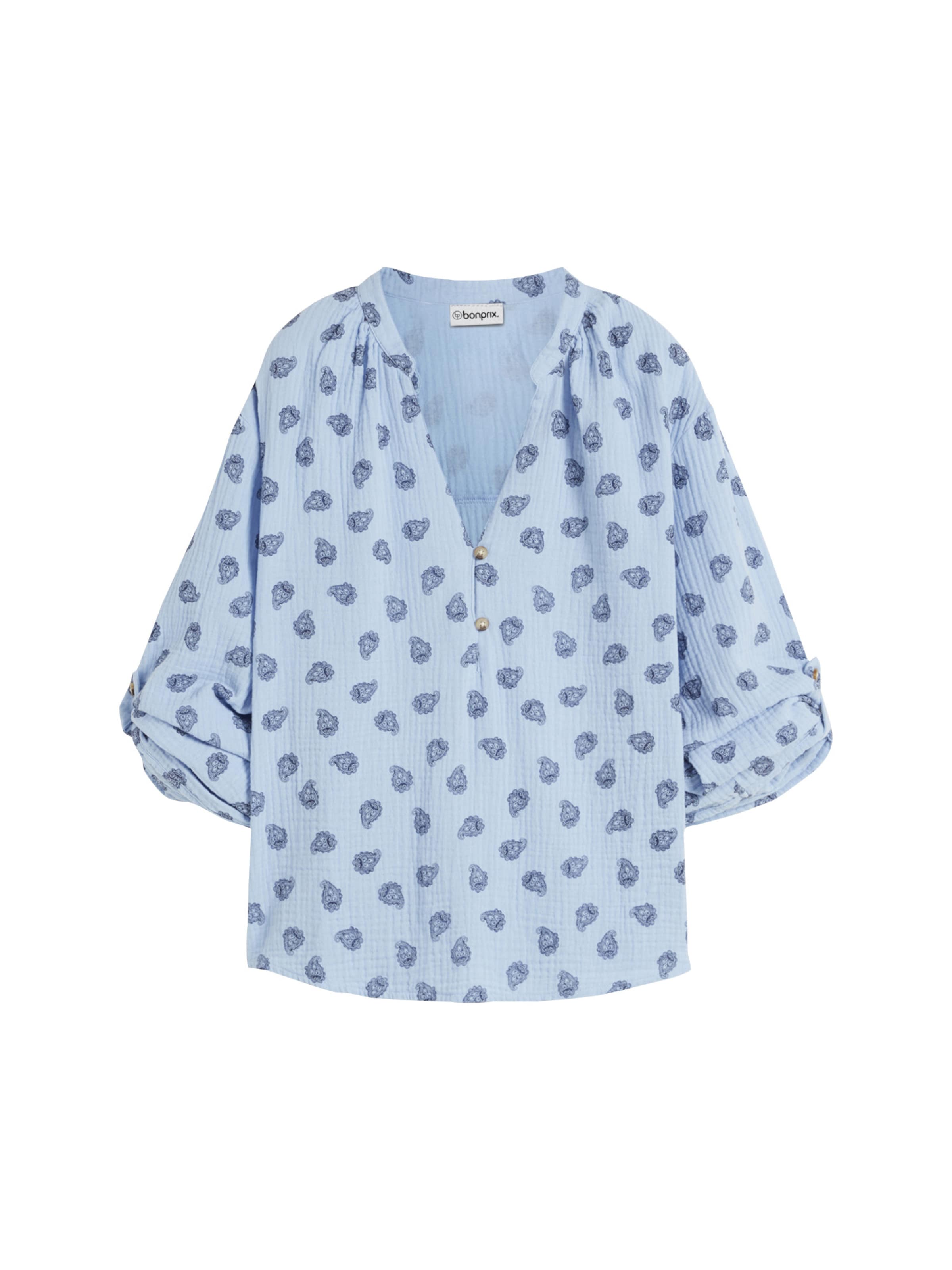 bonprix Bluse in Blau: Vorderseite