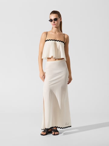 Gonna di Karl Lagerfeld in beige