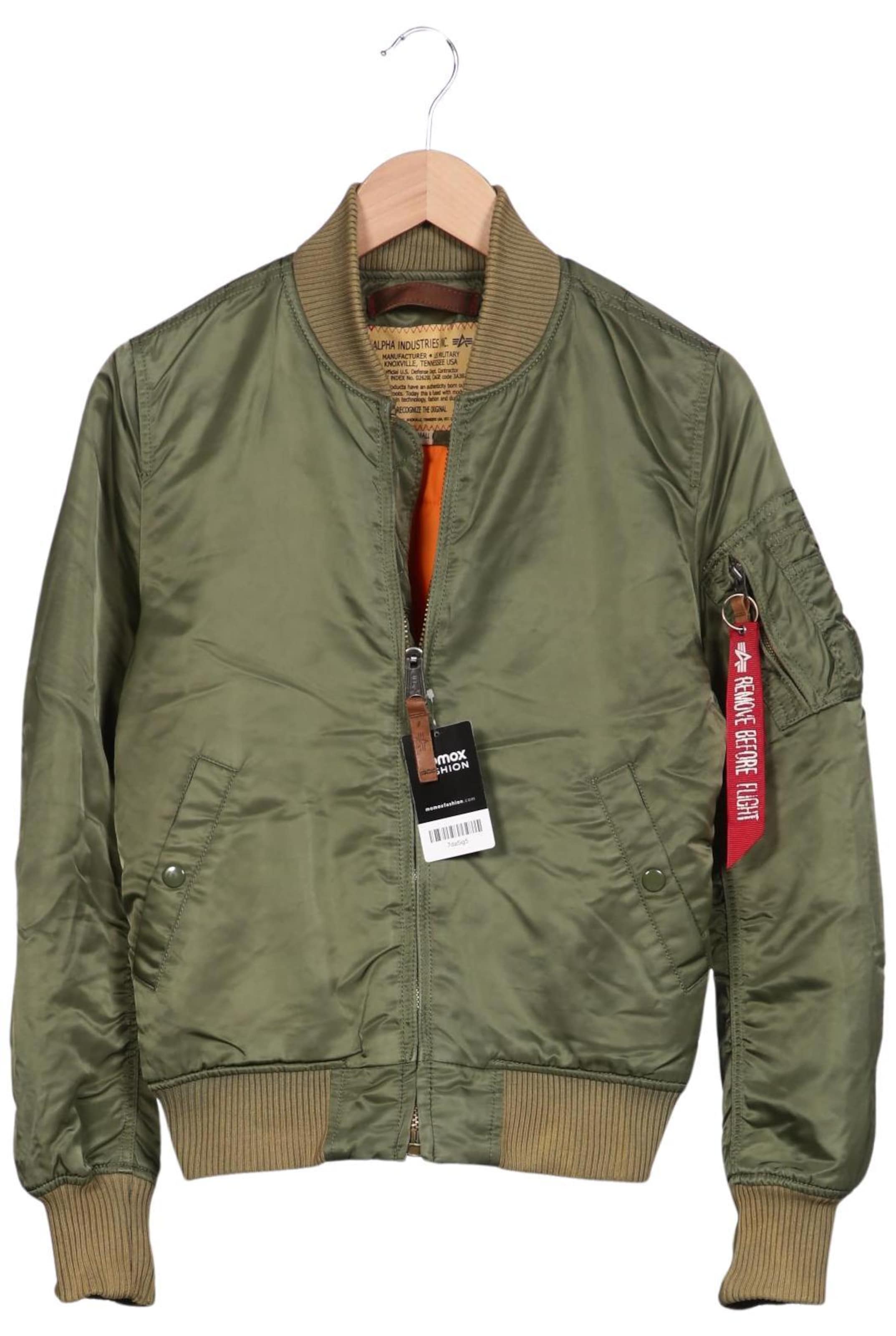 ALPHA INDUSTRIES Jacket & Coat in XS in Green: front