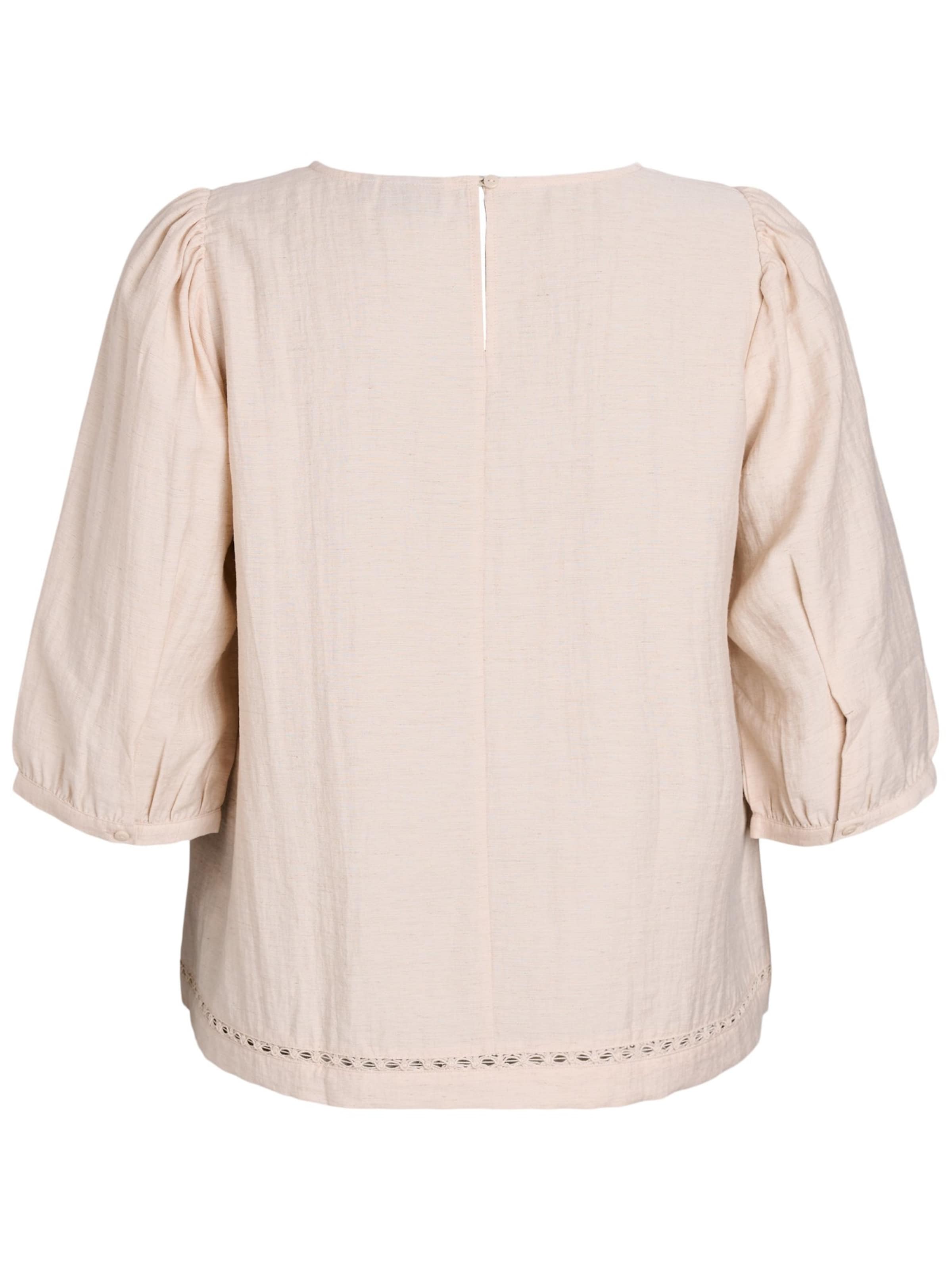 Zizzi Bluse 'Moline' in Orange