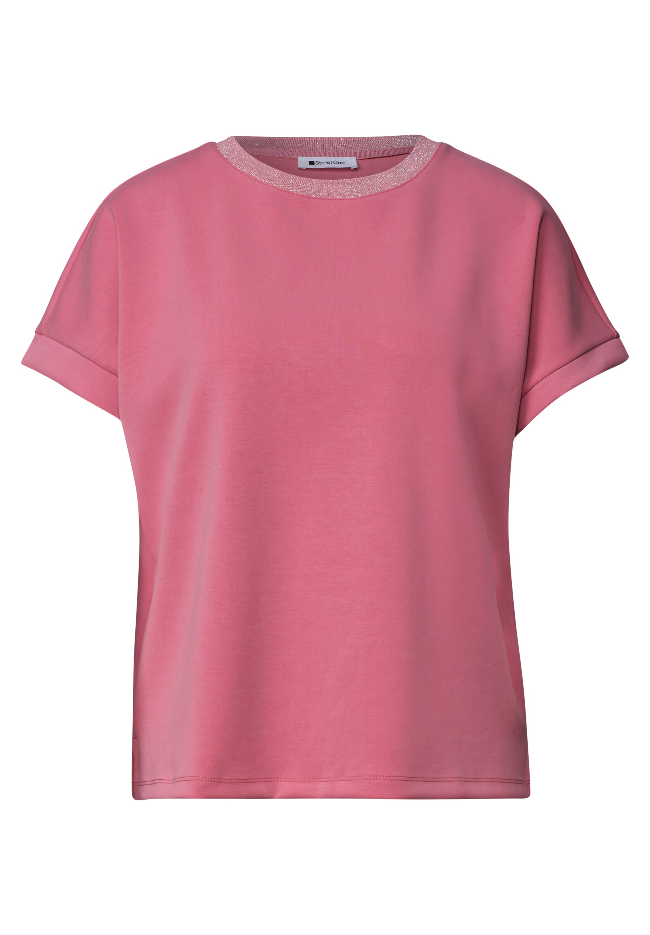 STREET ONE Shirt in Pink: front