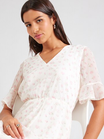 VERO MODA Letní šaty 'VMSMILLA' – bílá