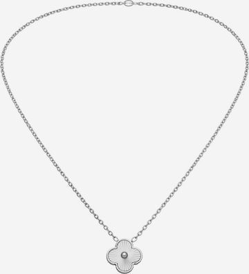 Cala Rose Kette 'CLOVER GRACE' in Silber: Vorderseite