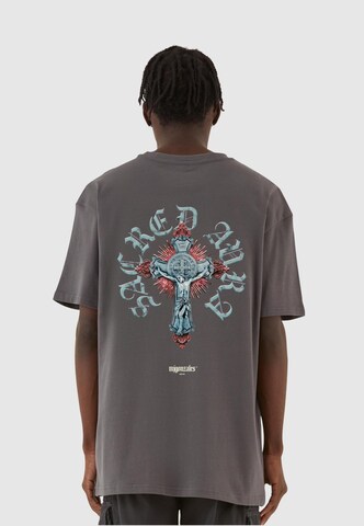 MJ Gonzales Тениска 'CROS x' в сиво