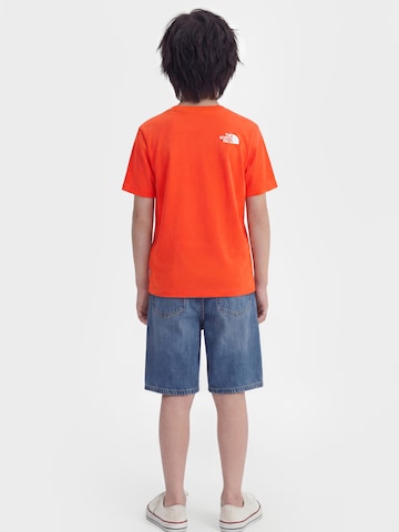 THE NORTH FACE Funkcionalna majica | rdeča barva