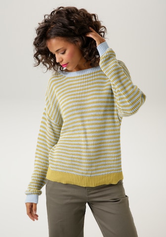 Aniston CASUAL Strickpullover in Blau: predná strana