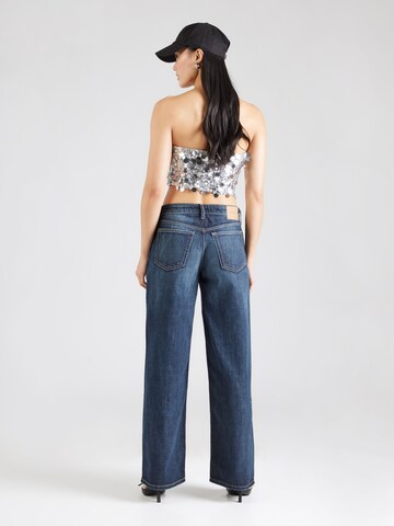 zils WEEKDAY Vaļīgs piegriezums Džinsi 'Ampel'