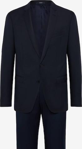 Boggi Milano Slim fit Colbert in Blauw: voorkant