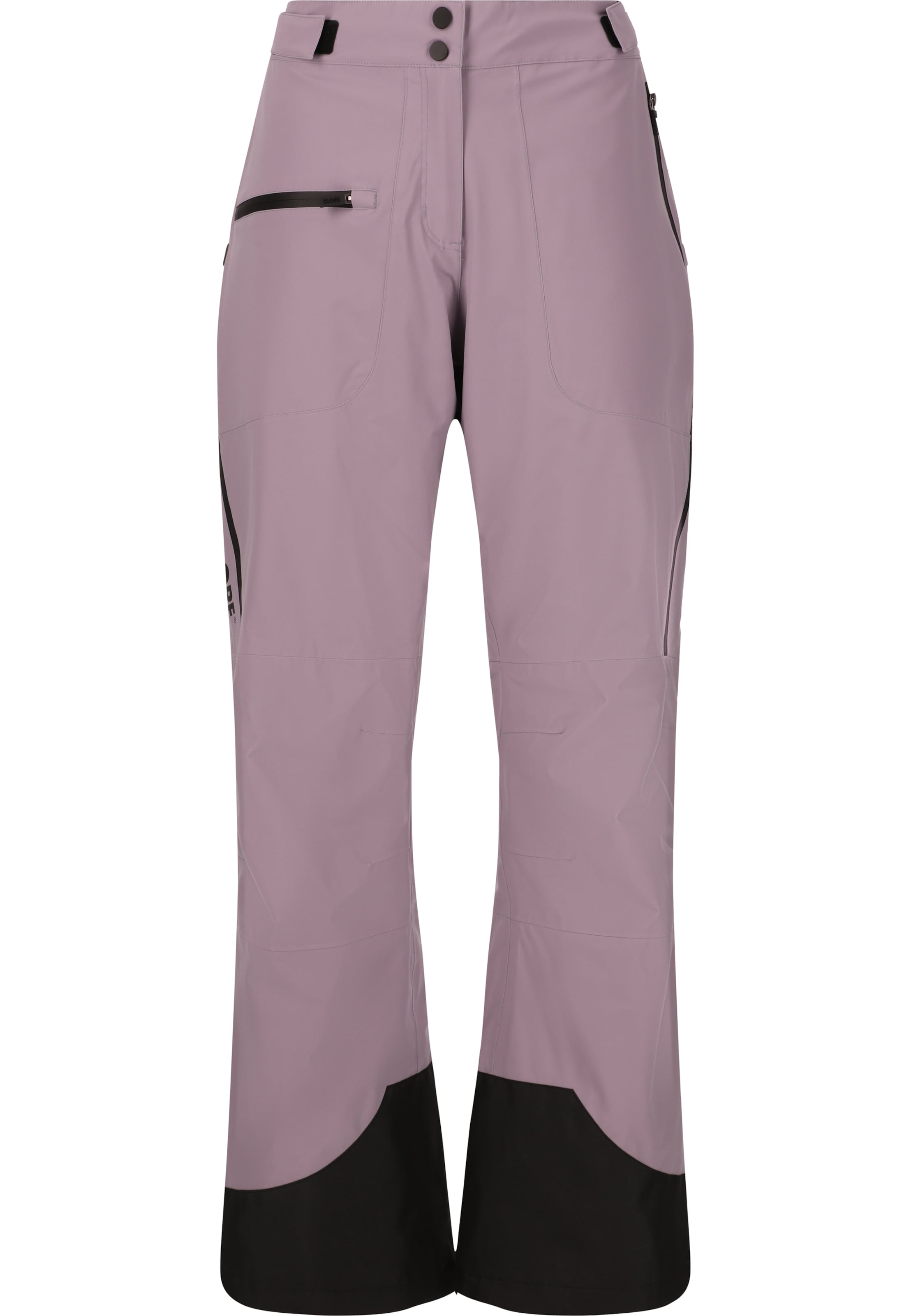 SLOPE Loosefit Skihose 'Zuki' in Lila: Vorderseite