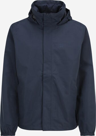 JACK WOLFSKIN Outdoorjacke 'Stormy Point' in Blau: predná strana