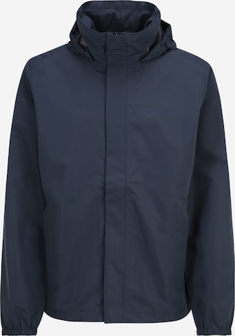 JACK WOLFSKIN Outdoor jacket 'Stormy Point' in Blue: front