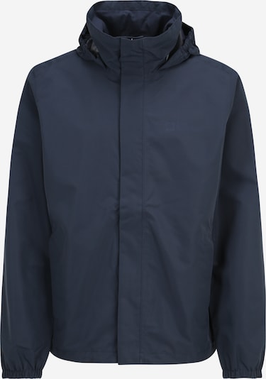 JACK WOLFSKIN Outdoorjacke 'Stormy Point' in dunkelblau, Produktansicht