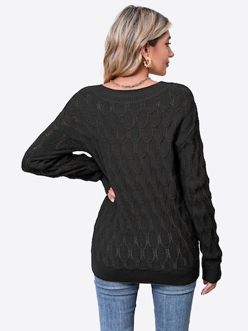 Imily Bela Pulover | črna barva: zadnja stran