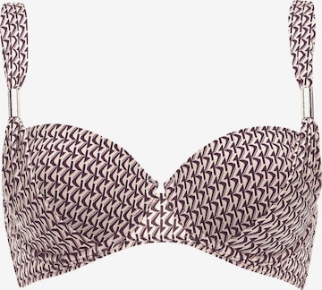 OLYMPIA Bustier Bikinitoppi värissä punainen: etupuoli