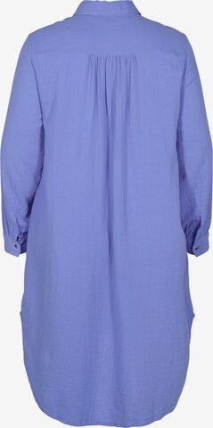 Zizzi Bluse 'XPANO' in Blau