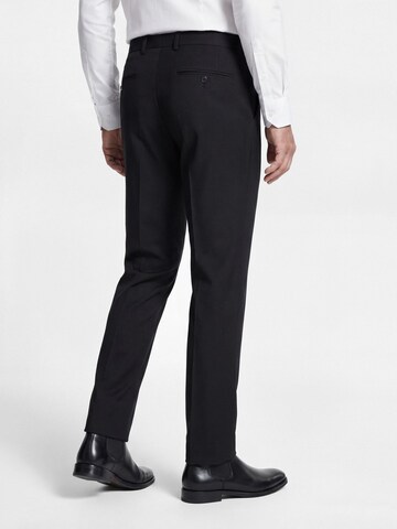 Regular Pantalon à pince 'MESSINA' BENVENUTO en noir