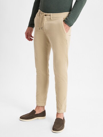 Finshley & Harding Slimfit Chino 'Tyler' in Beige: voorkant