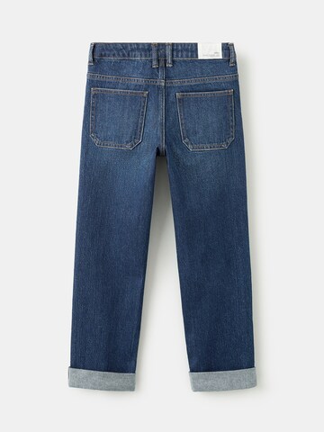 MANGO KIDS Štandardný strih Džínsy - Modrá