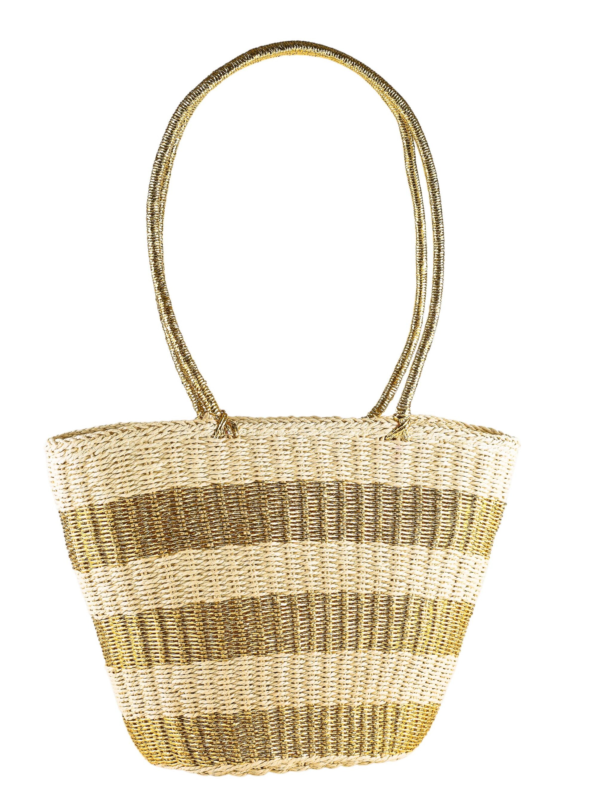 COLLEZIONE ALESSANDRO Shoulder Bag 'Aurel' in Gold