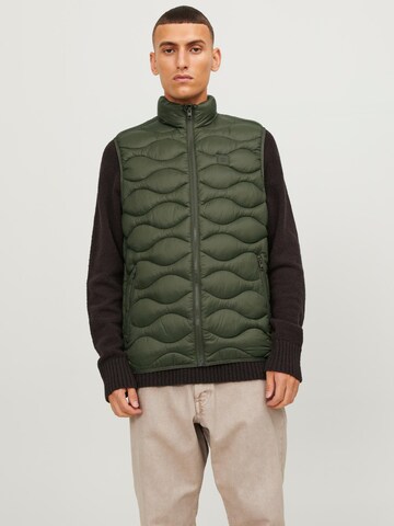 Gilet 'ICEBREAKER' JACK & JONES en vert : devant