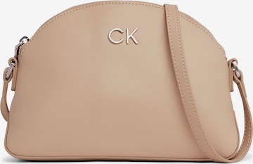 Borsa a tracolla di Calvin Klein in marrone: frontale