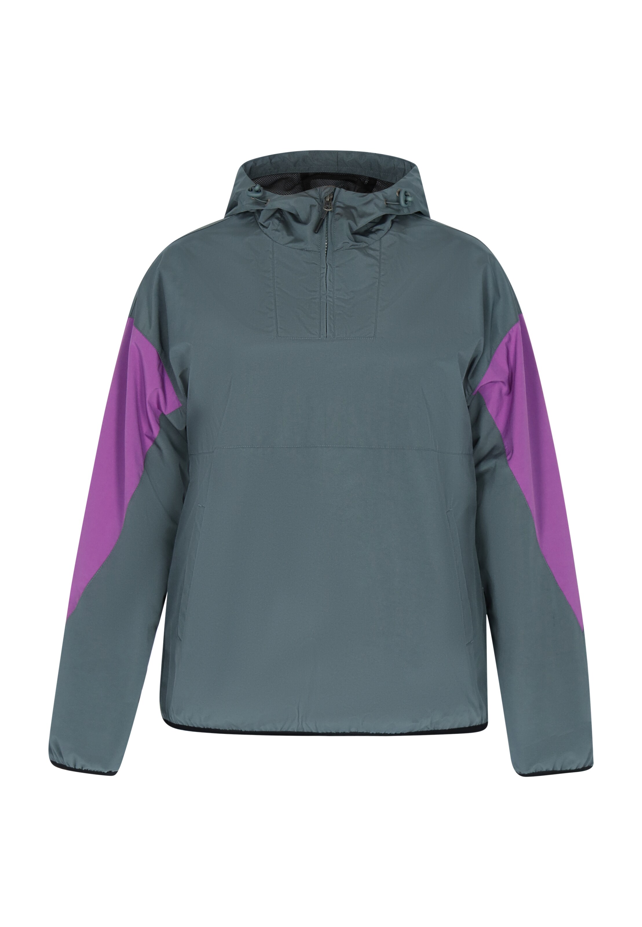 HOMEBASE Φθινοπωρινό και ανοιξιάτικο μπουφάν σε γκρι: μπροστά