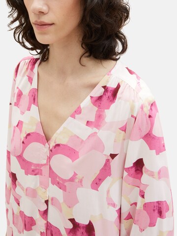 TOM TAILOR Bluse in Pink