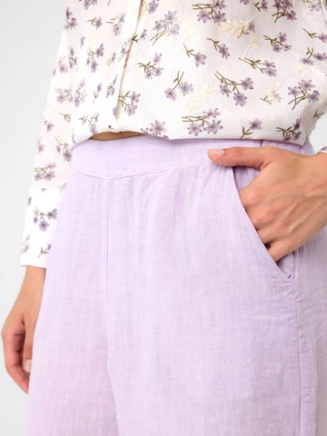 DIMI Wide leg Pants 'Weite Damen Leinenhose' in Purple