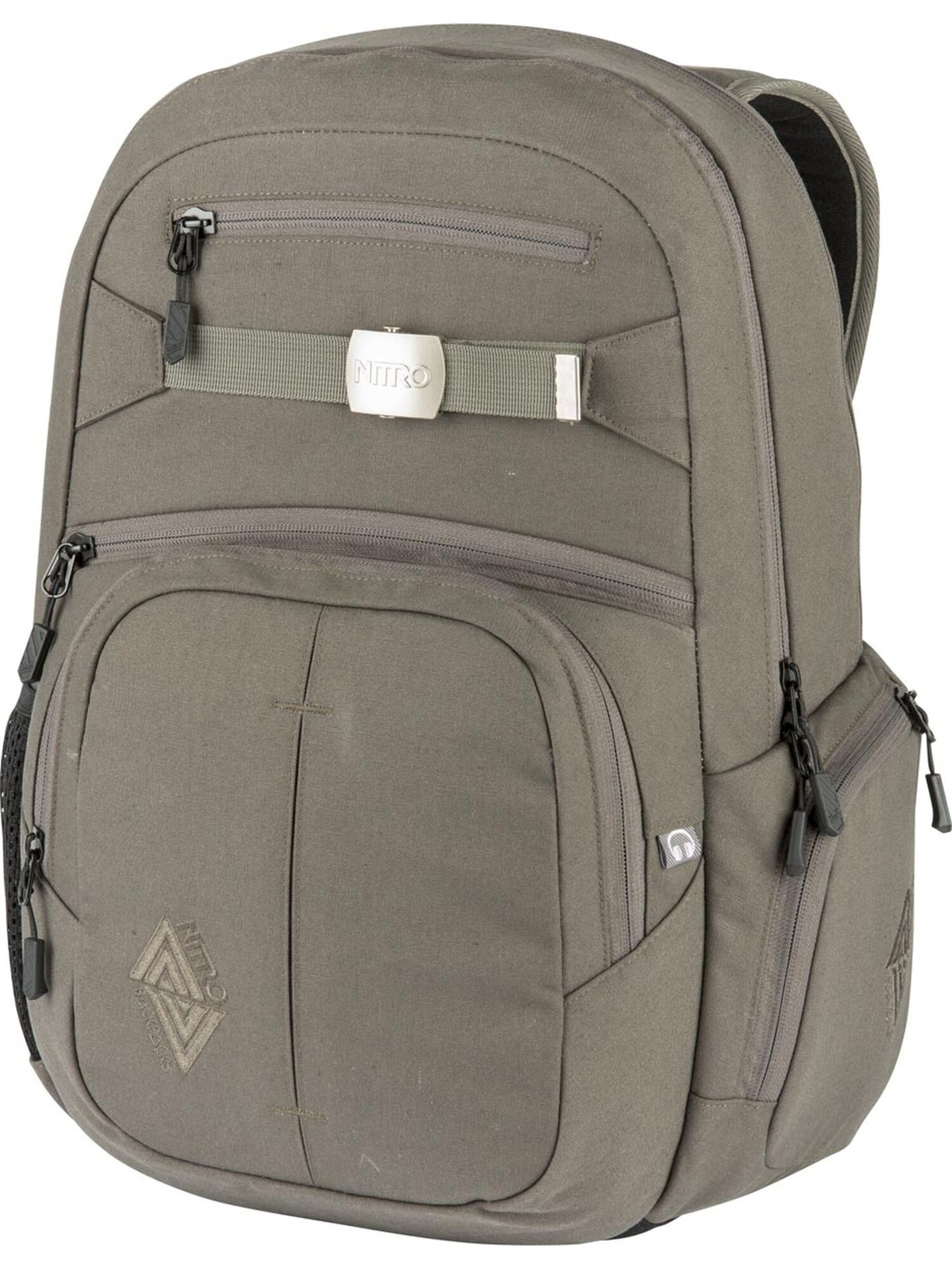 NitroBags Rucksack Hero in Braun: Vorderseite