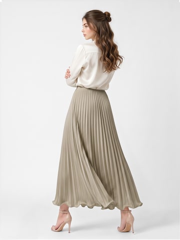 TorWeit Skirt 'PLISSEE ROCK' in Beige