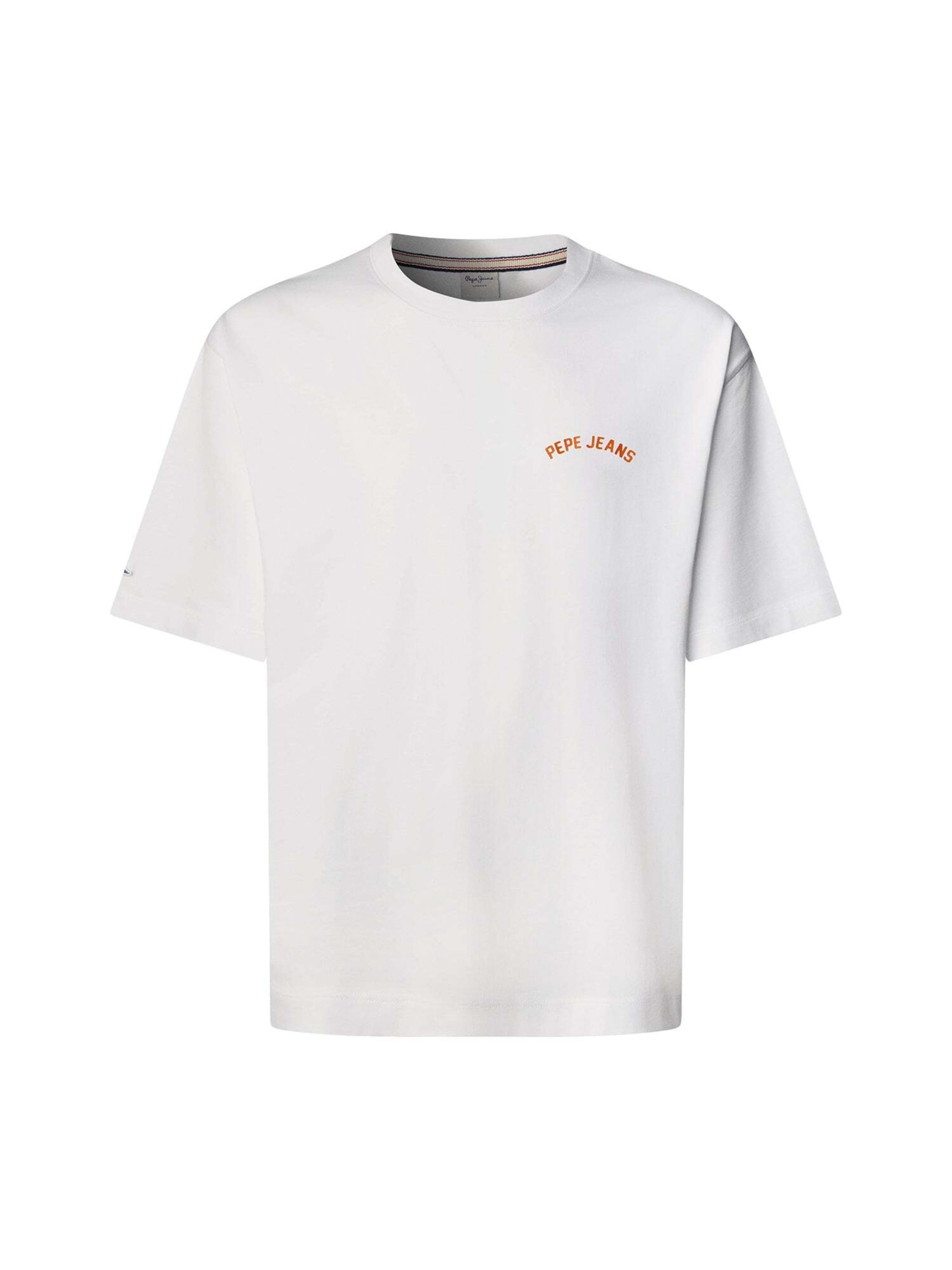 Maglietta 'Gideon' di Pepe Jeans in bianco: frontale