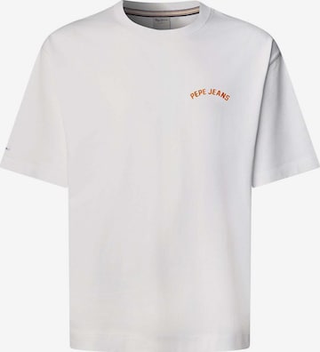 Maglietta 'Gideon' di Pepe Jeans in bianco: frontale